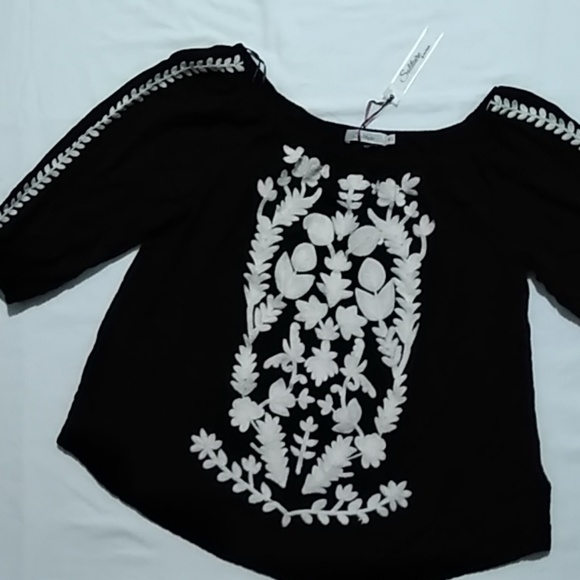 Tops - Solitaire New Hippie Peasant Top Festival Shirt 1X